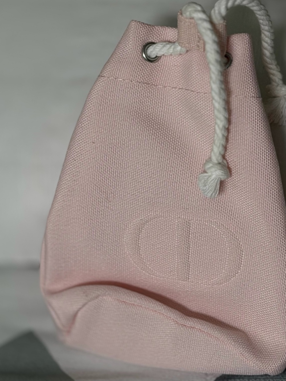 Dior CD Drawstring Cosmetic Bag Pouch - Picture 5 of 8